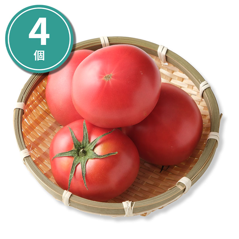 【濃厚！】久米のトマト 「くちづけ」 × ４個 〜 石川の篤農家米林さんのブランドトマト 〜